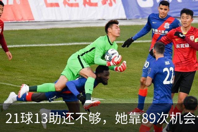 21球13助还不够，她靠89次机会创造拿下第三座金球奖
